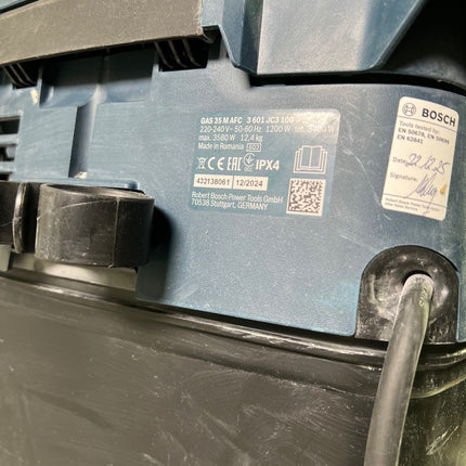 Bosch GAS 35 M AFC Professional Industrie Staubsauger 1200 W 35 l 06019C3100 Staubklasse M Stark Gebraucht 2 - toolbrothers