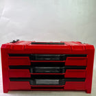 Qbrick System PRO Drawer 3 Toolbox 2 0 Expert RED ULTRA HD Werkzeugkoffer 450 x 310 x 244 mm 13 5 l stapelbar IP54 mit 3 Schubladen Gebraucht 0 - toolbrothers