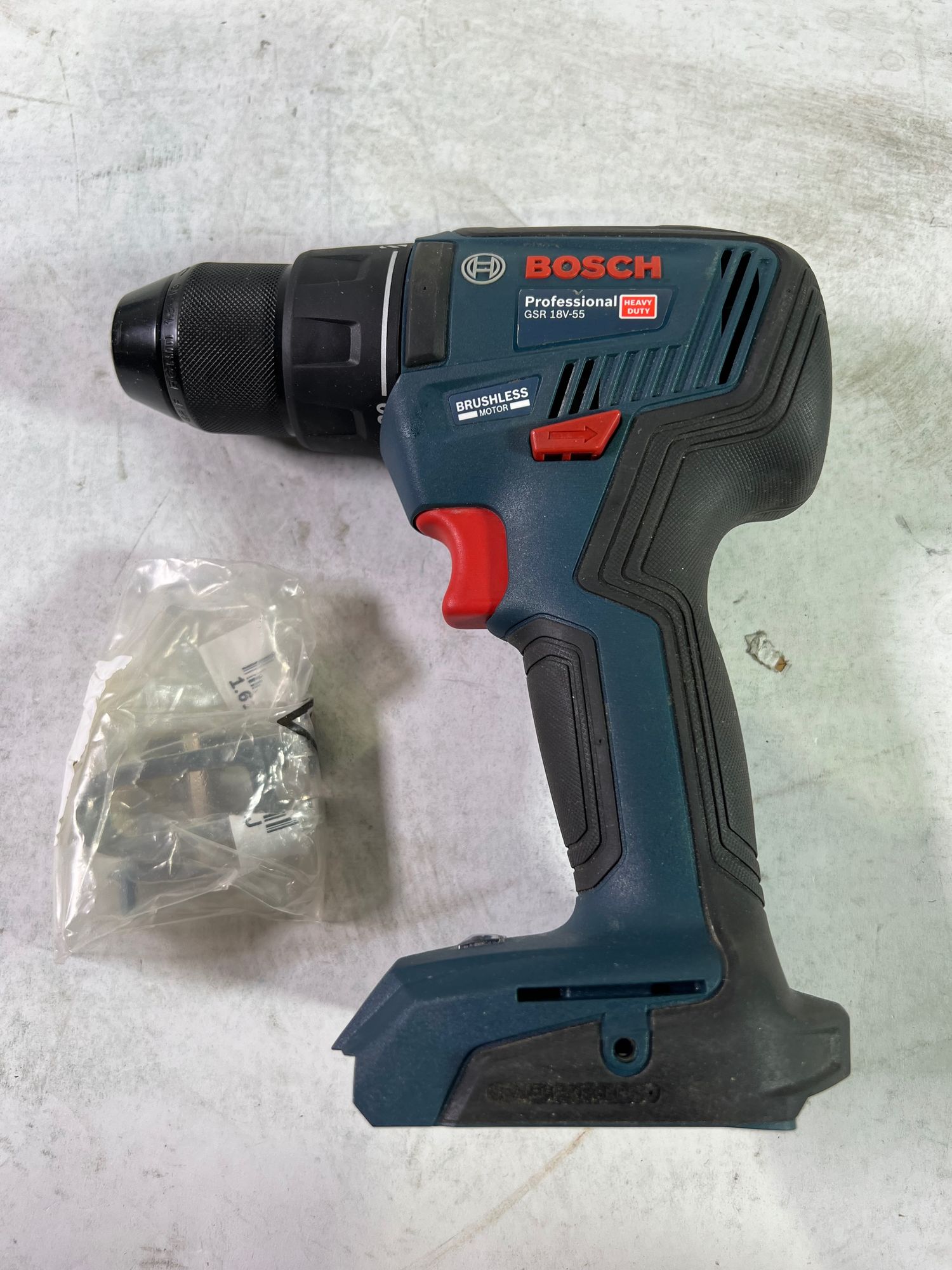 Bosch GSB 18V 55 Professional Akku Schlagbohrschrauber 18 V 55 Nm Brushless Koffer ohne Akku ohne Ladegeraet Gebraucht 0 - toolbrothers