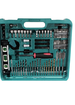 Makita DHP 453 STTK Akku Schlagbohrschrauber 18 V 42Nm + 5,0 Ah Akku + Ladegerät + 101 tlg. Zubehör Set - Toolbrothers