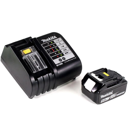 Makita DHP 483 STTK Akku Schlagbohrschrauber 18 V 40Nm + 1x 5,0 Ah Akku + Ladegerät + 101 tlg. Zubehör Set - Toolbrothers