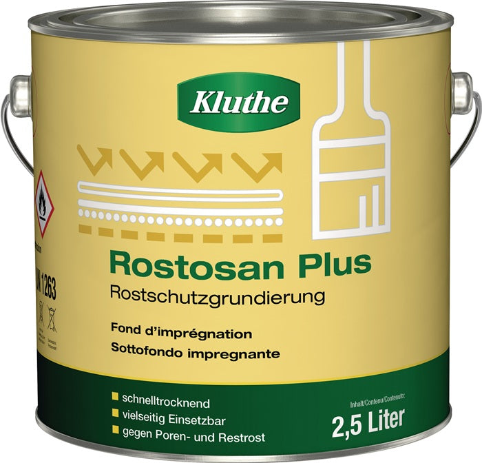 KLUTHE Rostprimer Rostosan Plus grau 3 Stueck 4000355606  0 - toolbrothers
