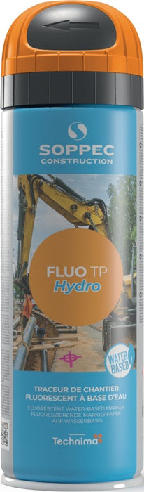 SOPPEC Baustellenmarkierspray Fluo TP Hydro neonorange 12 Stueck 4000354225  0 - toolbrothers