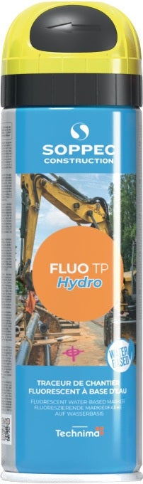 SOPPEC Baustellenmarkierspray Fluo TP Hydro neongelb 12 Stueck 4000354224  0 - toolbrothers