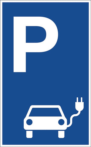 Parkplatzbeschilderung Parkplatz für Elektrofahrzeuge ( 9000477166 )