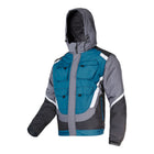 LAHTI PRO Gepolsterte Arbeitsacke mit Reflexstreifen Groesse XXXL L4092406 schwarz grau tuerkis 0 - toolbrothers