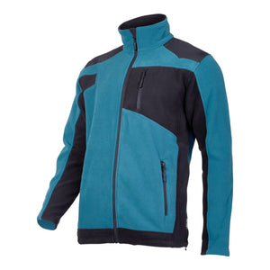 LAHTI PRO Fleecejacke mit Verstärkung Größe L ( L4011403 ) türkis schwarz