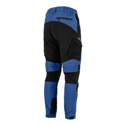 LAHTI PRO Arbeitshose mit Stretch Elementen Groesse L L4055603 blau schwarz 4 - toolbrothers