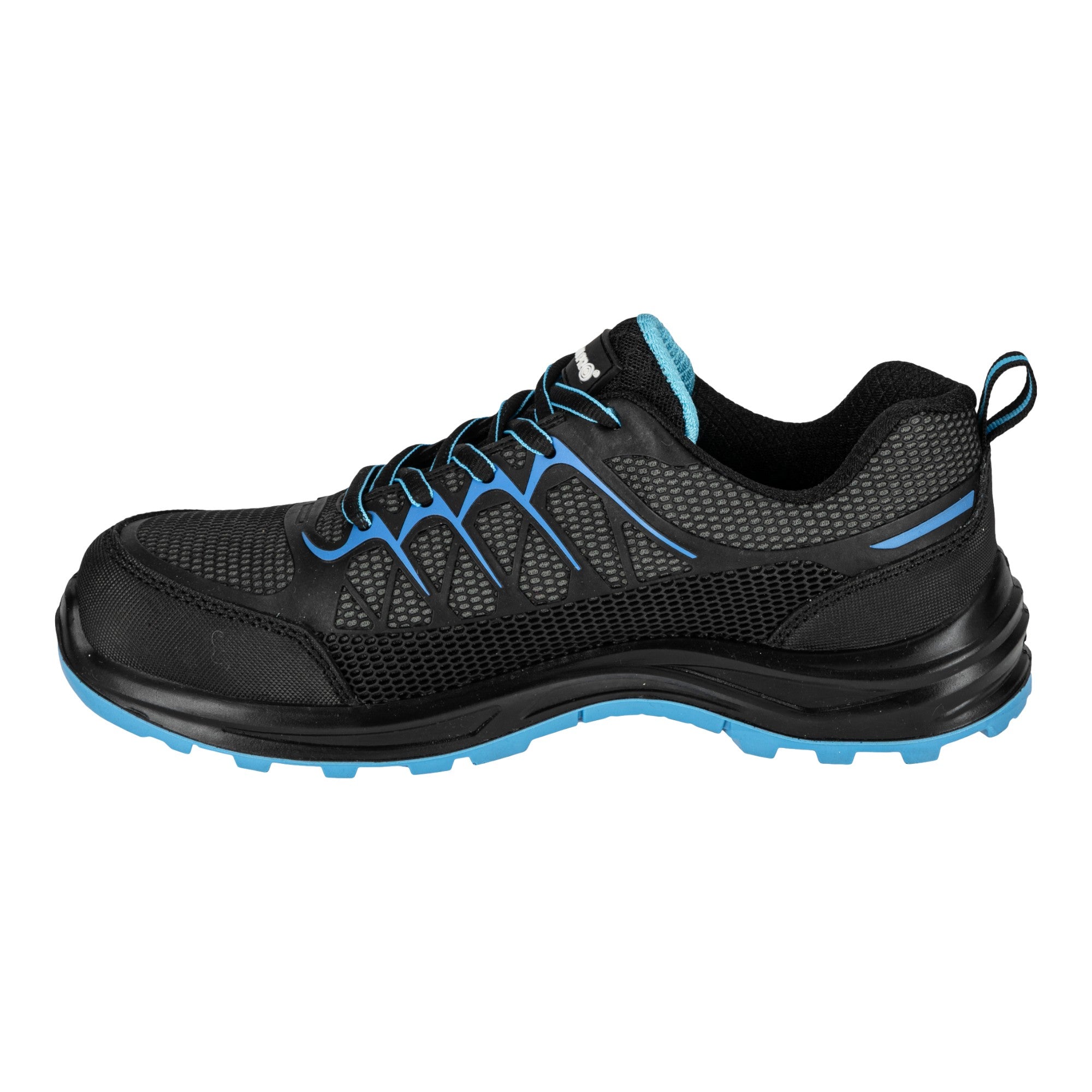 LAHTI PRO Sicherheitshalbschuh KPU Mesh S1P SRC Groesse 41 L3042241 schwarz blau 2 - toolbrothers