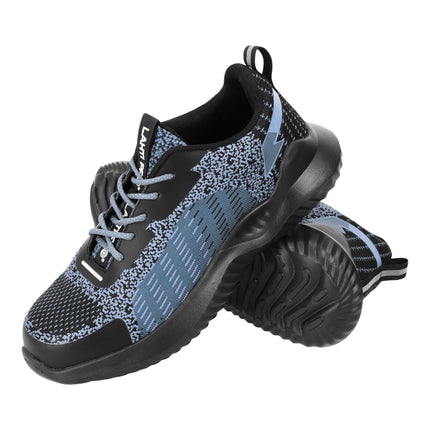LAHTI PRO Sicherheitshalbschuh gestrickt SB FO Groesse 46 L3044246 blau schwarz 1 - toolbrothers