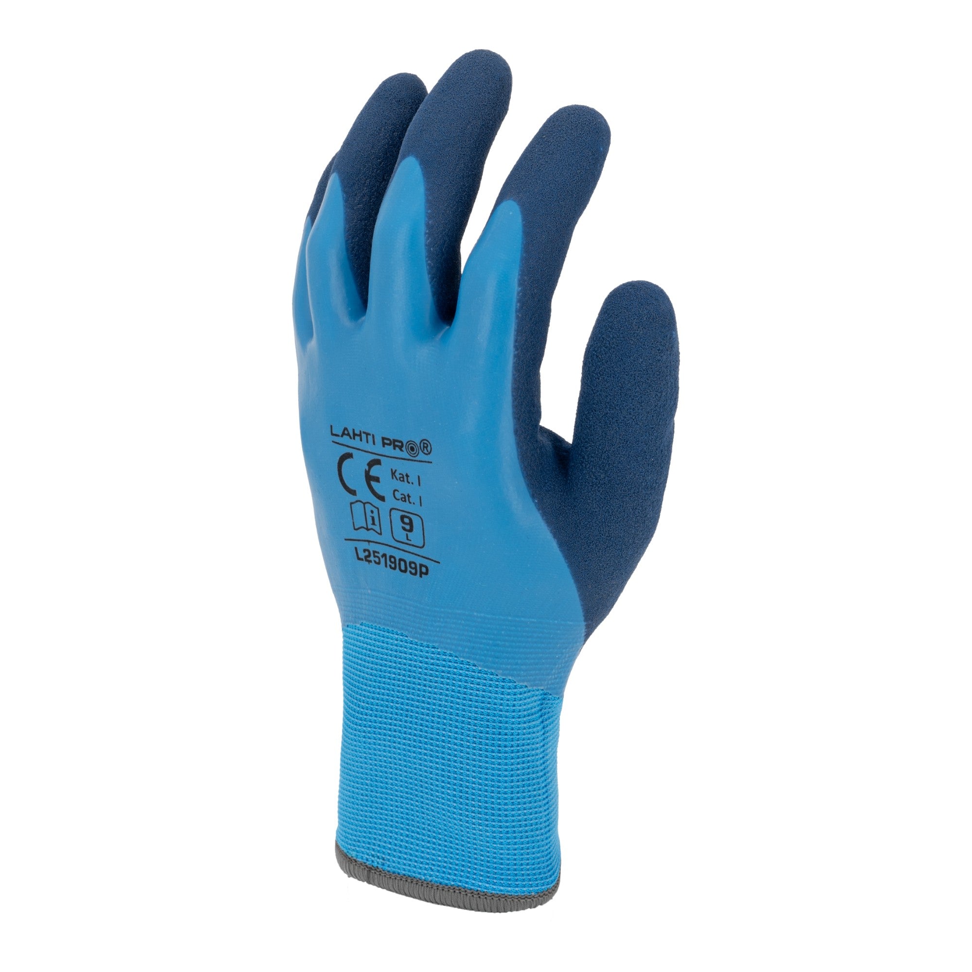 LAHTI PRO Latexbeschichtete Schutzhandschuhe mit Acryl Isolierung Groesse 11 L251911K blau 2 - toolbrothers