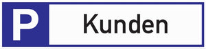 Parkplatzbeschilderung Parkplatz für Kunden ( 3000277692 )