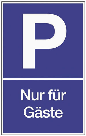 Parkplatzbeschilderung Parken für Gäste ( 3000277686 )