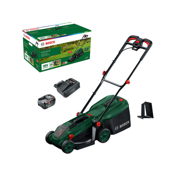 Bosch Home and Garden Akku Rasenmaeher ROTAK18V 34 1x Akku PBA 18V 4 0Ah 06008B9N00  1 - toolbrothers