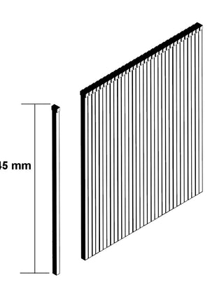 Makita Stauchkopfnagel Brads 45mm 5000 Stück galvanisiert ( F-31944 ) für Makita Nagler DBN500/AF505/AF506 - Toolbrothers