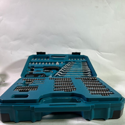 Makita E 17980 Werkzeug Set 231 tlg 5 16 1 4 1 2 Schraubendreher Ratsche Schraubenschluessel Bits Koffer Leicht Gebraucht 1 - toolbrothers