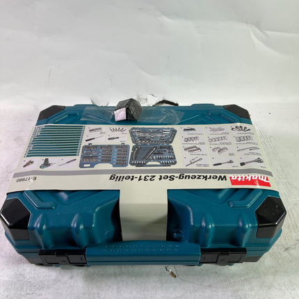 Makita E 17980 Werkzeug Set 231 tlg 5 16 1 4 1 2 Schraubendreher Ratsche Schraubenschluessel Bits Koffer Leicht Gebraucht 3 - toolbrothers