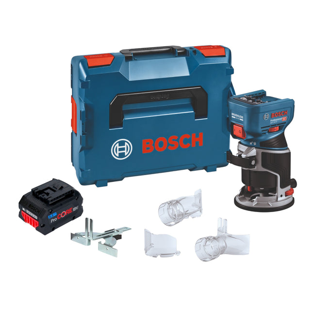 Bosch GKF 18V 8 Professional Akku Kantenfraese 18 V 8 0 mm Brushless 1x ProCORE Akku 5 5 Ah L Boxx ohne Ladegeraet 0 - toolbrothers