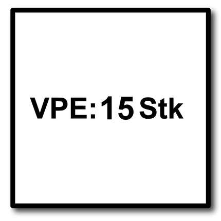 Festool S 155/W/15 Building Materials Insulation Stichsägeblatt 155 mm 15 Stk. ( 5x 204345 ) für weiche Dämmstoffe, HCS Stahl - Toolbrothers