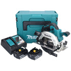 Makita DHS 661 RMJU Akku Handkreissäge 18 V 165 mm + 2x 4,0Ah Akku + Ladegerät + Makpac - Toolbrothers