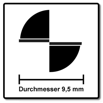Bosch Bündigfräser Standard for Wood 8 x 9,5 x 68 mm ( 2608628346 ) Zweischneidig, Anlaufkugellager - Toolbrothers