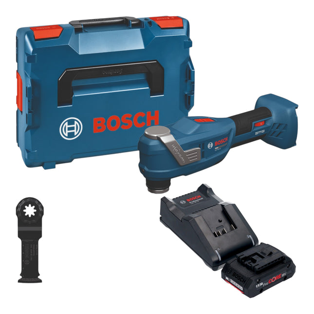 Bosch GOP 18V 30 Akku Multifunktionswerkzeug 18 V Starlock Plus Brushless 1x ProCORE Akku 4 0 Ah Ladegeraet L Boxx 0 - toolbrothers
