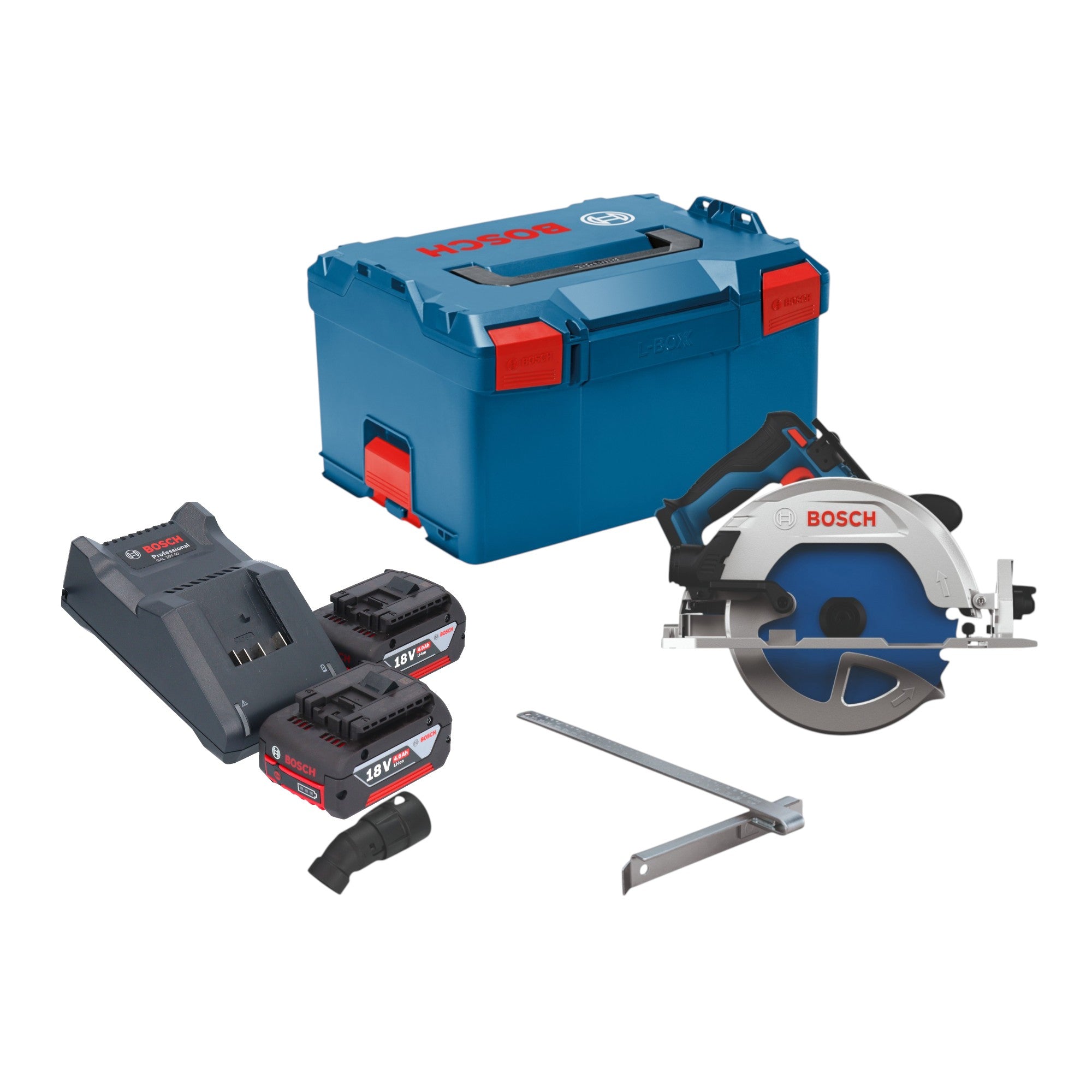 Bosch GKS 18V 68 2 Akku Kreissaege 18 V 190 mm Brushless 2x Akku 4 0 Ah Ladegeraet L Boxx 0 - toolbrothers