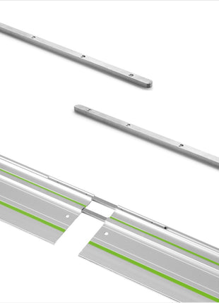 Festool FS 1400/2 Führungsschiene 1400 mm 2 Stk. ( 2x 491498 ) + 2x Verbindungsstück FSV ( 2x 482107 ) - Toolbrothers