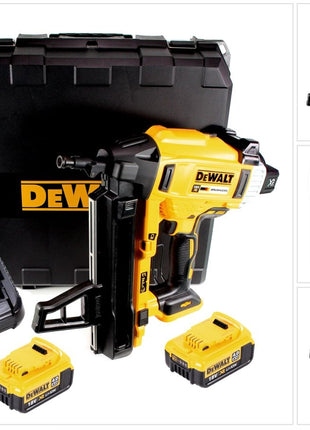 DeWalt DCN 890 M2 Akku Nagler 18 V Li-Ion Brushless im Koffer + 2 x 4,0 Ah Akku + Ladegerät - Toolbrothers