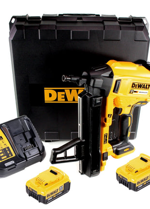 DeWalt DCN 890 M2 Akku Nagler 18 V Li-Ion Brushless im Koffer + 2 x 4,0 Ah Akku + Ladegerät - Toolbrothers