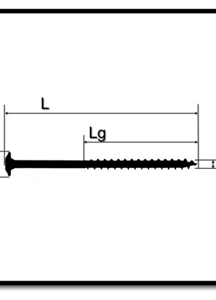 SPAX HI.FORCE Tellerkopfschraube 6,0 x 120 mm 500 Stk. ( 5x 0251010601205 ) Teilgewinde Torx T-STAR plus T30 4CUT WIROX - Toolbrothers