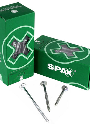 SPAX HI.FORCE Tellerkopfschraube 8,0 x 100 mm 250 Stk. ( 5x 0251010801005 ) Vollgewinde Torx T-STAR plus T40 WIROX 4CUT - Toolbrothers