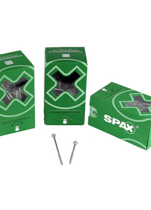 SPAX Tellerkopfschraube flach 5,0 x 87 mm 300 Stk. ( 2x 0251010500875 ) Teilgewinde Torx T-STAR plus T20 4Cut WIROX - Toolbrothers