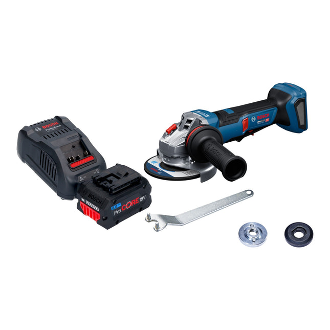 Bosch GWS 18V 11 PS Akku Winkelschleifer 18 V 125 mm Brushless 1x ProCORE Akku 8 0 Ah Ladegeraet 0 - toolbrothers