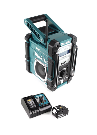 Makita DMR 112 RF1 Akku Baustellen Radio 7,2 - 18V Bluetooth DAB+ + 1x 3,0Ah Akku + Ladegerät - Toolbrothers