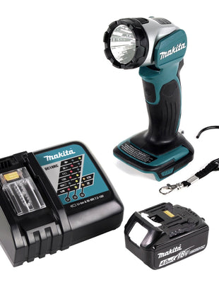 Makita DML 802 RM1 Akku Lampe 18 V Li-Ion für 14,4 und 18 V Akku + 1 x 4,0 Ah Akku + Ladegerät - Toolbrothers