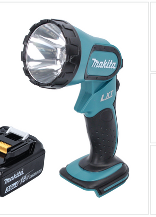 Makita DML 185 F1 Akku Lampe / Handleuchte 18 V + 1x Akku 3,0 Ah - ohne Ladegerät - Toolbrothers