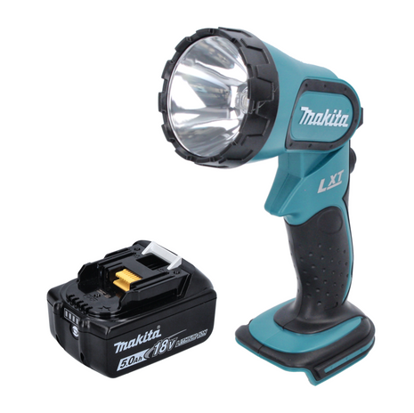 Makita DML 185 T1 Akku Lampe / Handleuchte 18 V + 1x Akku 5,0 Ah - ohne Ladegerät - Toolbrothers