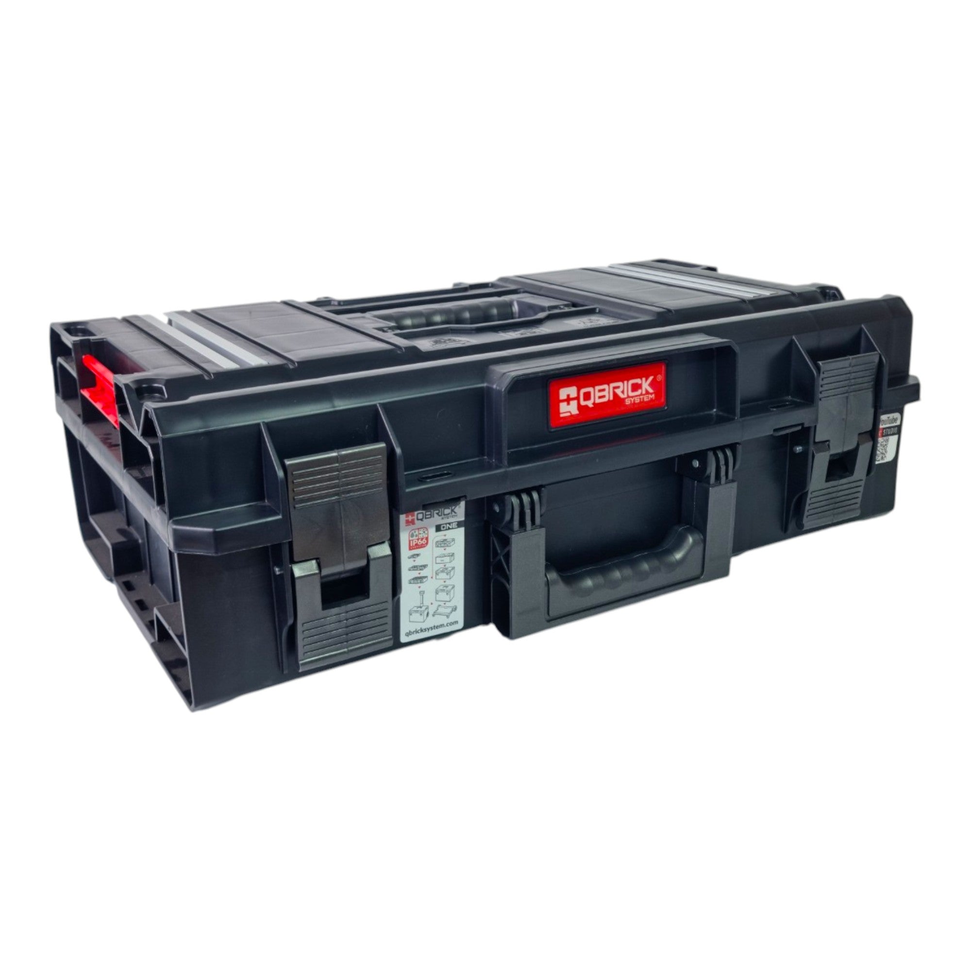 Qbrick System ONE 200 1 0 Technik Werkzeugkoffer modularer Organizer 585 x 385 x 190 mm 15 4 l stapelbar IP66 alte Version 2 - toolbrothers