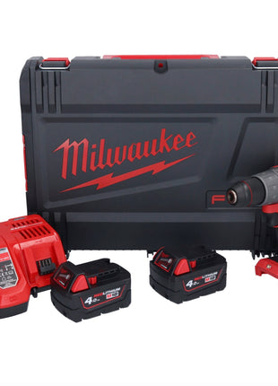 Milwaukee M18 FPD2-402X Akku Schlagbohrschrauber 18 V 135 Nm Brushless + 2x Akku 4,0 Ah + Ladegerät + HD-Box - Toolbrothers