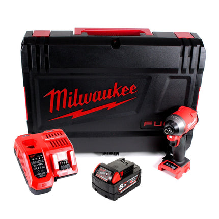 Milwaukee M18 FID2-501X Akku Schlagschrauber 18 V 226 Nm + 1x Akku 5,0 Ah + Ladegerät + HD-Box - Toolbrothers