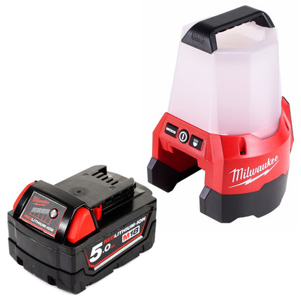 Milwaukee M18 TAL-501 Akku Baustrahler 18V Lampe + 1x Akku 5,0Ah - ohne Ladegerät - Toolbrothers