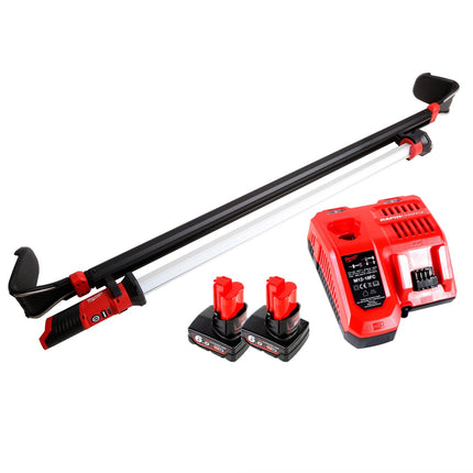 Milwaukee M12 UHL-602C LED Akku Motorhauben Leuchte 12 V Li-Ion + 2x 6,0 Ah Akku + Ladegerät - Toolbrothers