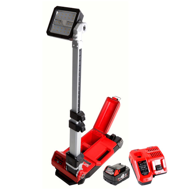 Milwaukee M18 ONERSAL-401C ONE-KEY LED Akku Baustrahler 18 V Li-Ion + 1 x 4,0 Ah Akku + Ladegerät - Toolbrothers