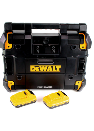 DeWalt DWST1-81078 Akku Netz Baustellenradio TSTAK DAB+ USB IP54 Bluetooth + 2x Akku 3,0Ah - Toolbrothers