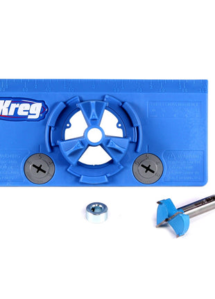 KREG Concealed Hinge Jig Bohrschablone für Topfscharniere Ø 35 mm ( KHI-HINGE ) für Möbelbau und Schranktüren - Toolbrothers