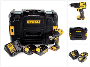 DeWalt DCD 709 M2T Akku Schlagbohrschrauber 18V 65Nm + 2x Akkus 4,0Ah + Ladegerät in TSTAK Box