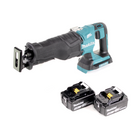 Makita DJR 360 T Akku Reciprosäge 36V ( 2x18V ) Brushless Säbelsäge + 2x 5,0 Ah Akku - ohne Ladegerät - Toolbrothers