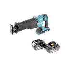 Makita DJR 360 G Akku Reciprosäge 36V ( 2x18V ) Brushless Säbelsäge + 2x 6,0 Ah Akku - ohne Ladegerät - Toolbrothers