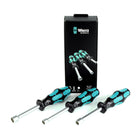 Wera 395 HO/3 Sanitär Hohlschaft Steckschlüssel 3-teiliges Set für Außensechskantschrauben ( 05134275001 ) - Toolbrothers